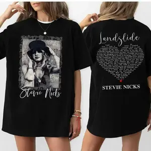 Vintage Stevie Nicks One Side Unisex T Shirt Featuring Dont Be A Lady Be A Legend Retro 90s Tour Graphic Perfect Gift for Men and Women
