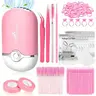 Eyelash Extension Tool Set, Individual Eyelash Kit, DIY Lash Tools, Eyelash Extension Supplies, Including 1 Count Eyelash Fan, 2 Counts Tweezers, 100pcs Eyelash Swabs, 50pcs Brushes, 100pcs Glue Ring, 2pcs Tapes, 10pcs Eye Patch