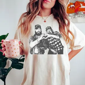 Malone Wallen I Had Some Help Shirt, Shirts for besties, Couple Shirt, Posty Wallen shirt, Posty M0rgan Shirt, It Takes Two To Break Heart In Two