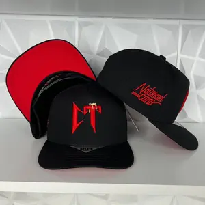 CT Nata SnapBack hat- black/red