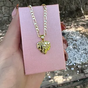 Virgencita Nugget Gold Plated Necklace