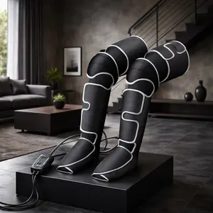 Leg Massager for Circulation, Air Compression Calf Knee Foot Massager with Heat, Leg Wraps Massage Boots for Pain Relief, Mothers Day Gifts