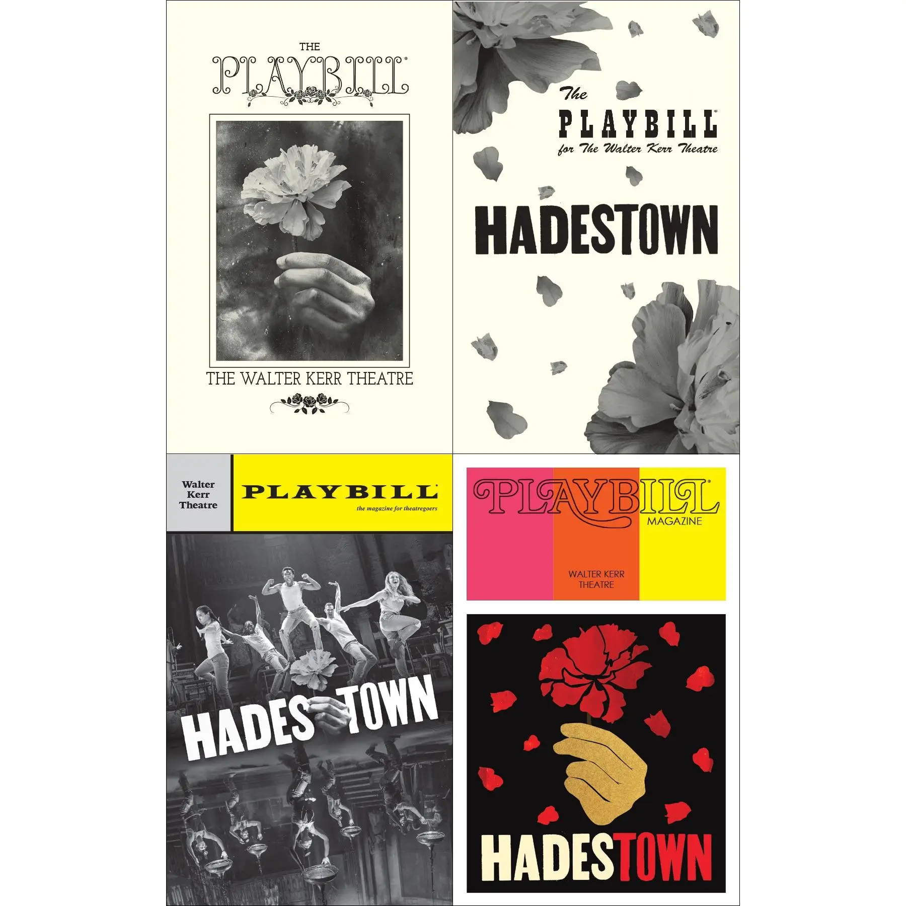 Hadestown 140th Anniversary Legacy 4 Covers Sticker Set