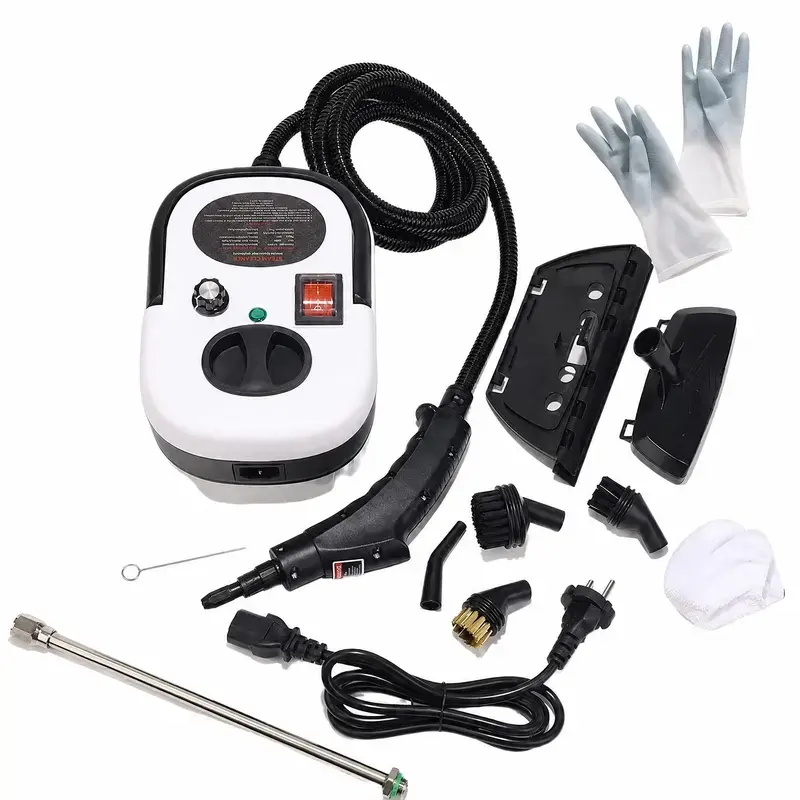 2500W Handheld Steam Cleaner,Portable Car Steamer For Auto Detailing,High-Temperature and Pressure Steam Cleaner For Home, Steam Cleaning Machine for Furniture,Kitchen,Grout,Floor,Tile