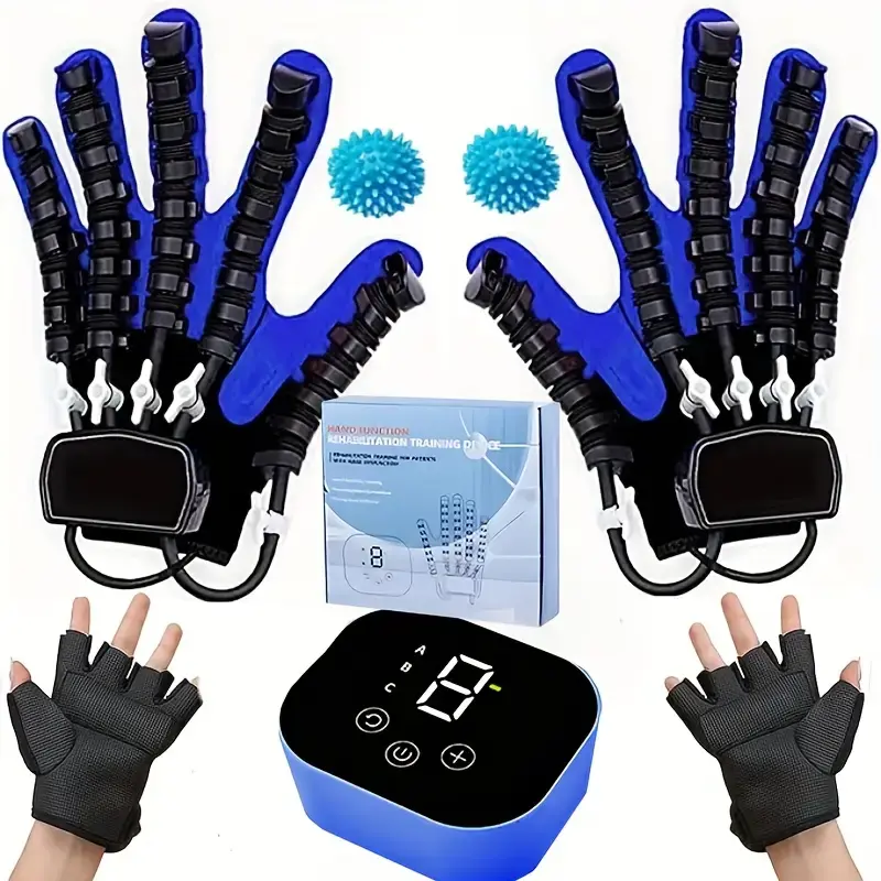 Rehabilitation Robotic Exoskeleton Arm Glove - Automatic Hand Function Restoration Trainer, Fingertips Exercise Tool, Muscle Therapy Hand & Finger Supports, Holiday Gift for Elderly, Exoskeleton Arm, Hand & Finger Supports