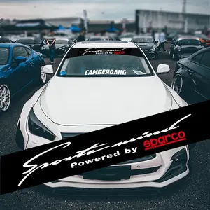 Reflective Car Stickers, Fashionable Front & Rear Windshield Decals, Removable Car Styling, Vehicle Exterior Decoration, 130x21cm Auto Decals, Universal Car Sticker