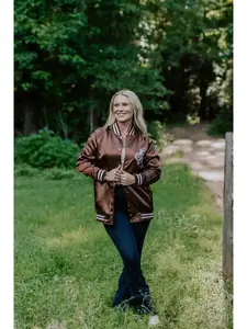 Honky Tonk Satin Bomber Jacket