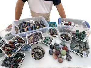 ALL SHAPES  - NATURAL CRYSTAL QUART MINING BUCKET