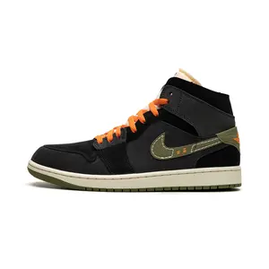 Air Jordan 1 Mid SE Craft "Anthracite Light Olive" FD6817 003