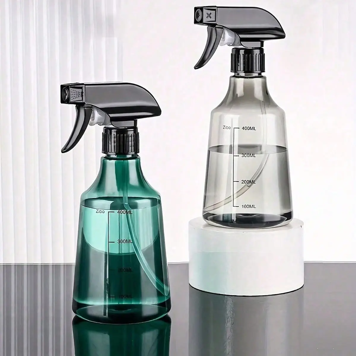 Clean Spray Bottle, Styling Spray Bottle, Empty Fine Mist Spray Bottle, Ultra-Fine Continuous Water Spray, Multifunction, Suitable for Hair, Plants, Skin