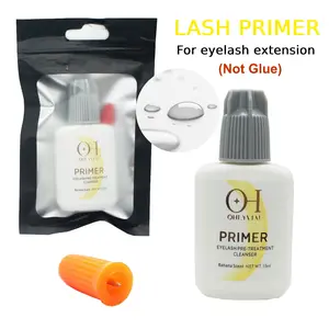 15ml Primer for False Eyelashes - Eyelash Extension Base Coat & Cleansing Cleaner, Accelerates Drying, Removes Residue, Extends Wear Time, Non-Glue Formula.