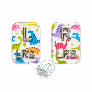Dinosaurs XRay Markers – Personalized Dino Radiology Markers – Handmade X-Ray Tech Gift - Acrylic Xray Marker Set