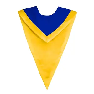 IVYROBES Unisex Reversible V Shape Choir Stole with Border Satin Finish Silky Lining Elegant Design for Formal Occasions High-Quality Matt Finish Tidy Sturdy Stitching