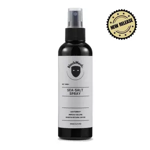 BlackMask Sea Salt Spray - Refreshing Styling Spray for Natural Texture & Volume, Boosts Waves