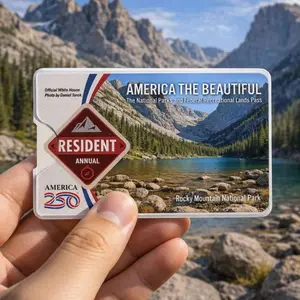 National Park Pass Sleeve, Park-Inspired Design