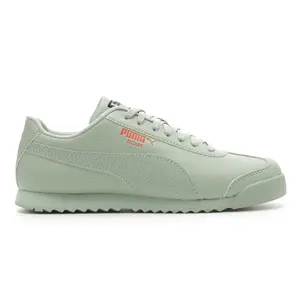 PUMA Mens Roma Brand Love Lace Up Sneakers Shoes Casual - Green