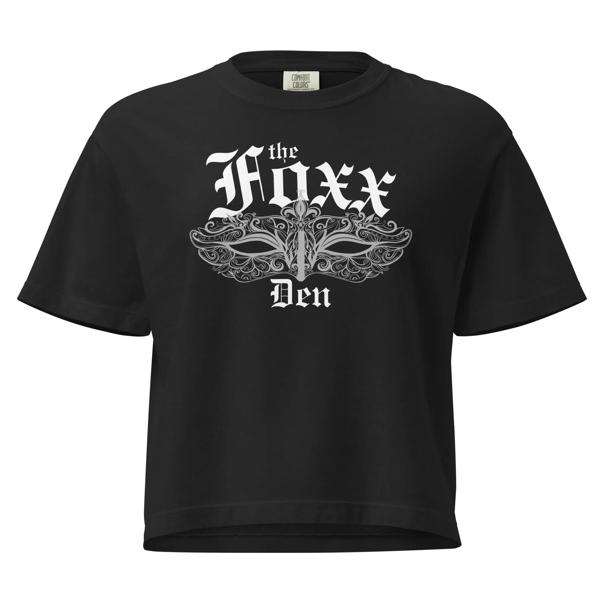 The Foxx Den Long Crop Heavyweight Tee