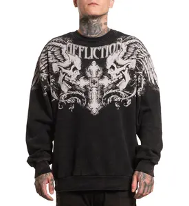 Affliction Men's Long Sleeve Shirt Winged Up