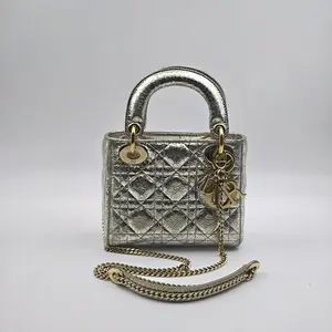 Pre-owned liveAuth Rare styles Christian Dior Lady Dior Mini Handbag X08806.13