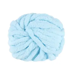 Cat tail yarn, extra thick wool yarn, ice strip yarn, A-Dai style finger-wrapped scarf yarn, handmade knitting material kit