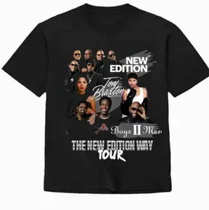 New Edition 2026 Tour T-Shirt, The New Edition Way Tour Shirt, New Edition Boyz II Men Toni Braxton Concert Tee, Classic R&B Music Fan Shirt 33X