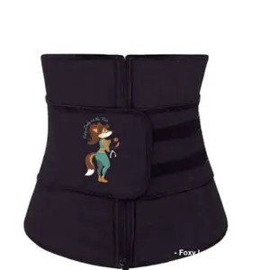 Foxy Black Zip Waist Trainer