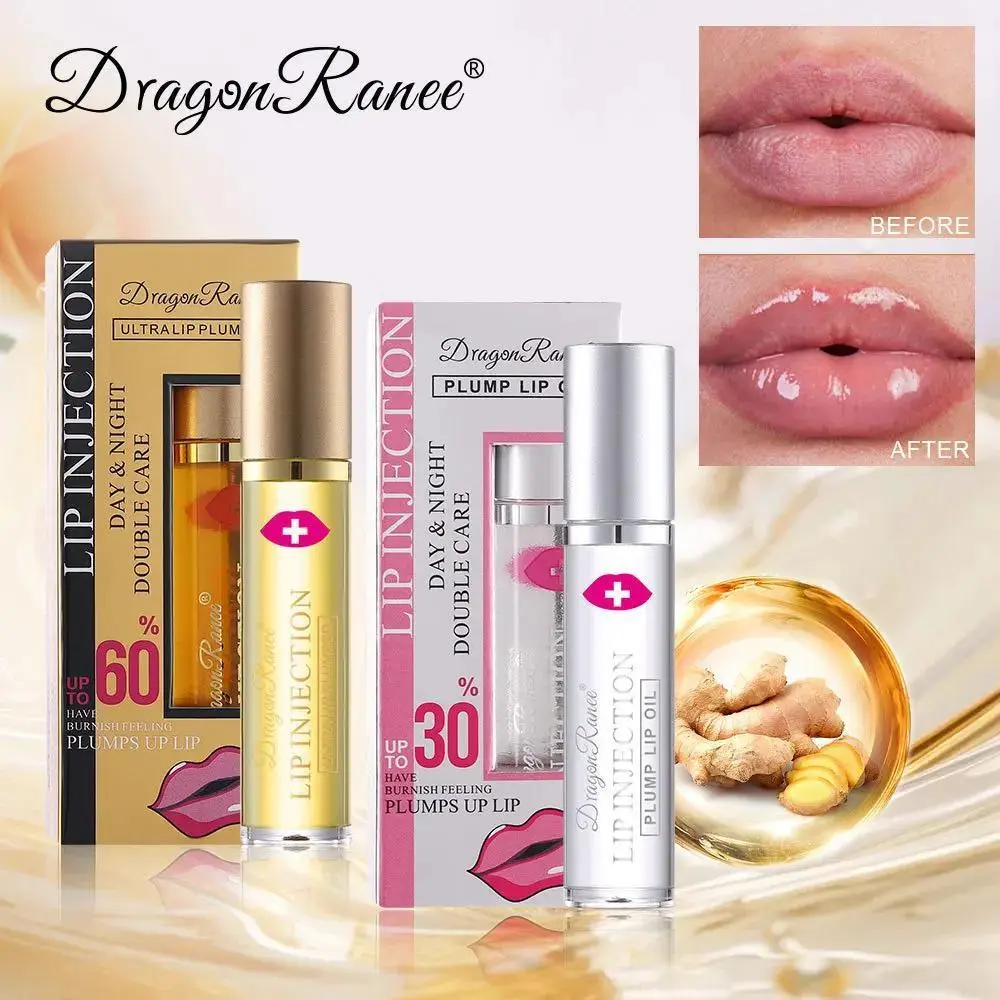 Lip Plumper Volumizing Gentle for Sensitive Lips, Anti-Wrinkle Conditioning Treatment, Alcohol-Free Essence for Plumper Lips
