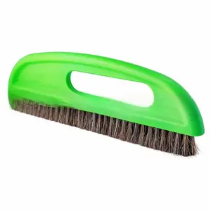 3-Row Heavy Duty Wallpaper Brush - Extra Dense Medium Bristle for Paste & Smoothing, DIY Hanging Tool Kit