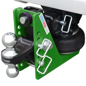 Shocker HD 20K Mean Green Air Receiver Hitch with Combo 2" & 2-5/16" Balls