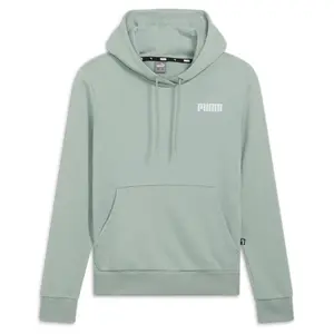 PUMA Womens Essentials Logo Hoodie Casual Outerwear Casual - Green