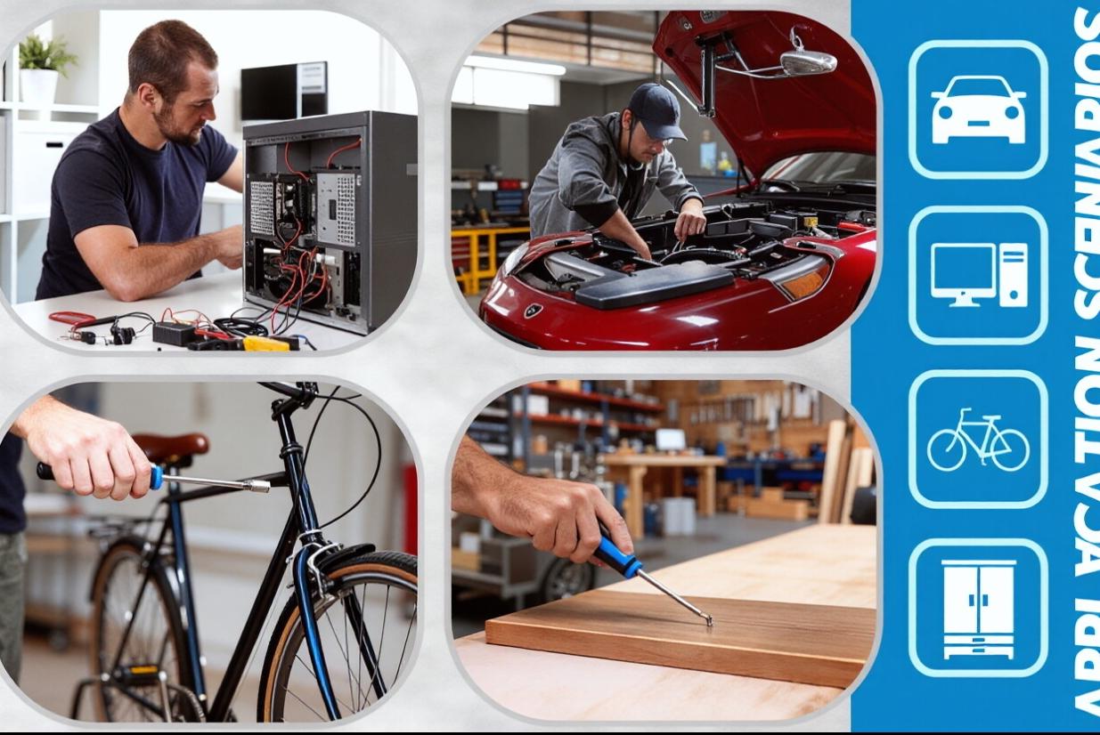 11-Piece Screwdriver Set, High Hardness and Toughness, Professional Tool Material, Ultra-Hard and Strong Magnetic, Large and Small Sizes, Stubby Screwdrivers, Phillips and Slotted Screwdrivers, for Home Use