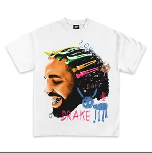 Dracke T-Shirt For All The Dogs White Shirt, Rap Tee Concert Shirt