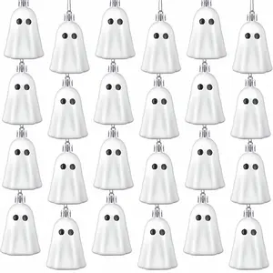 Halloween Hanging Ghost Decorations, Mini Ghost Tree Ornaments, Indoor Outdoor Family Party, Garden Porch Yard Decoration