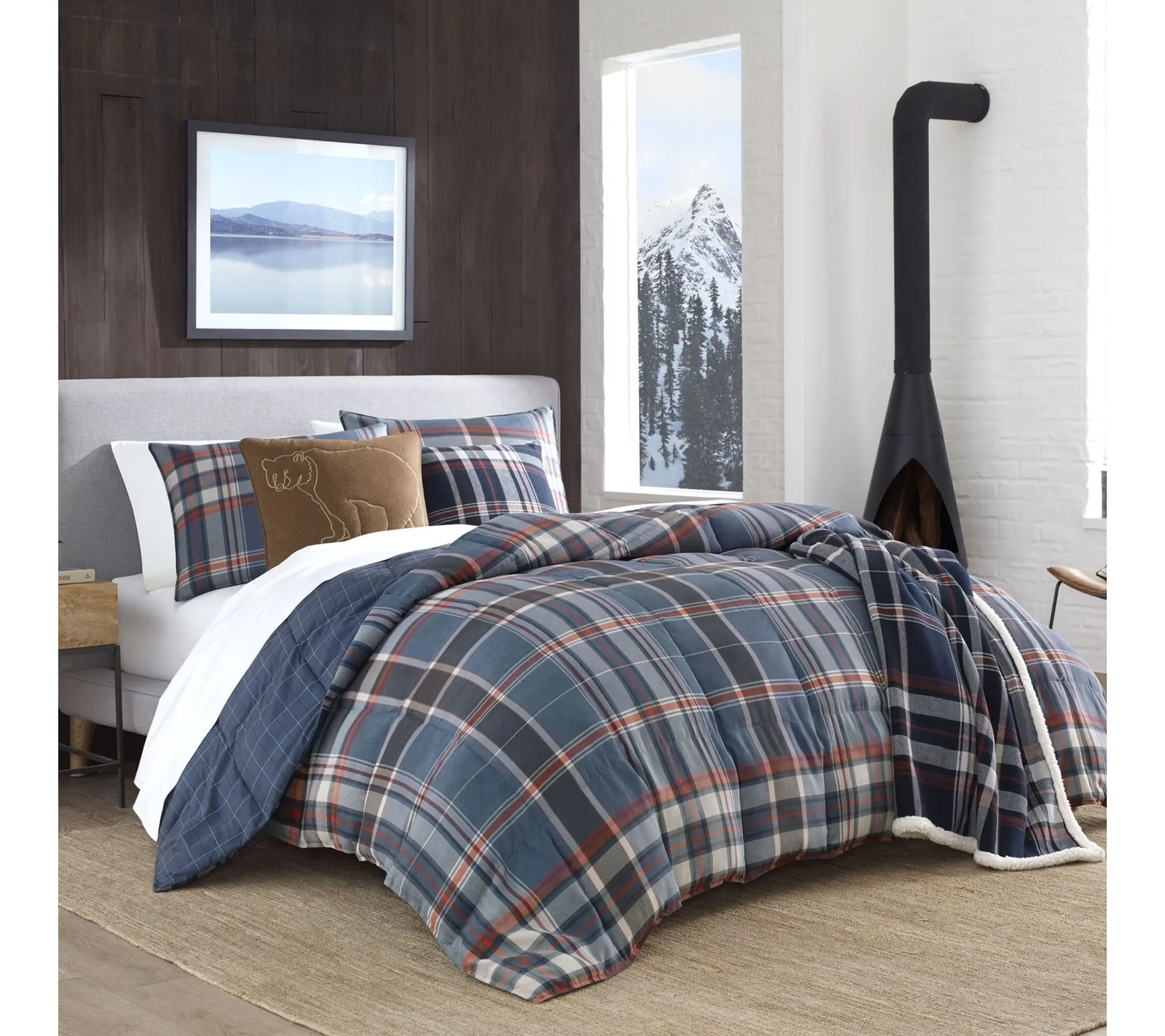 Eddie Bauer Shasta Lake Twin Comforter Set Eddie Bauer Shasta Lake Twin Comforter Set