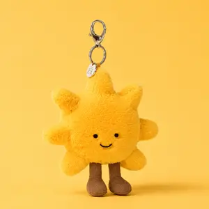 Jellycat Ricky Rain Frog Keychains– Stuffed Animal Keyrings, Cute Animals