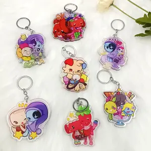 Dandy's World Keychain, Dandys World Merch Couple Ship Kawaii Keychains, Cute Accessory, Fun Charm For Backpack Or Purse | High Quality and Customer Favorite Items