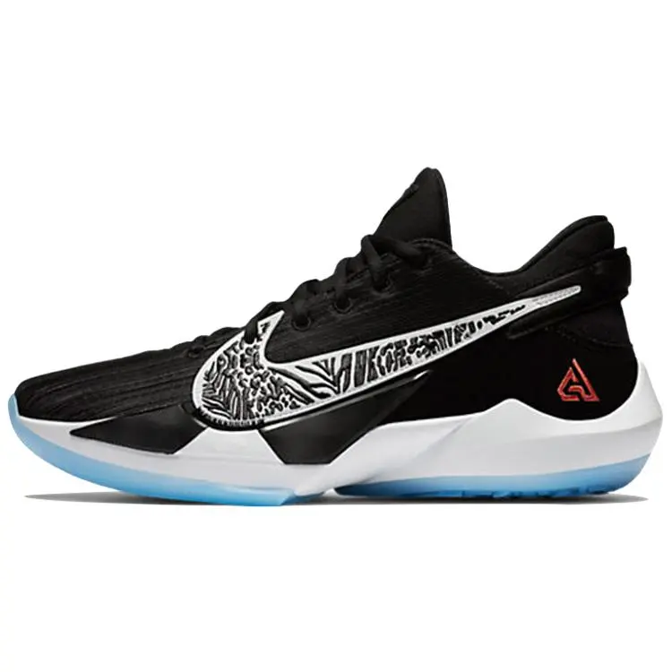 Nike Zoom Freak 2 EP Black White' Cushioned Durable Low Top Basketball Shoes Unisex CK5825-001