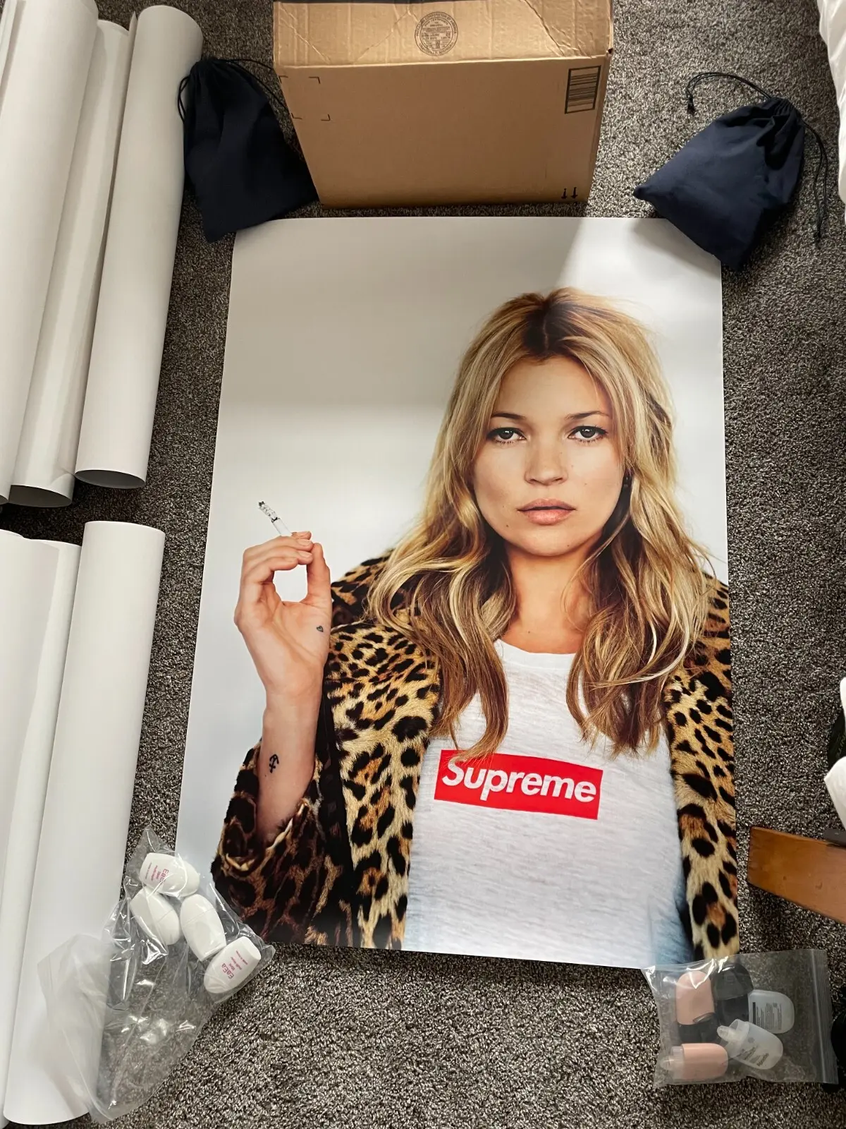 Kate Moss Supreme Poster - TikTok Shop