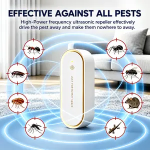 3-in-1 Ultrasonic Pest Repeller, Home Fragrance & Night Light Plug in Electronic Repellent for Mosquito, Mouse, Roach, Spider, Ant, Mites, Silent Pest Deterrent for Bedroom, Kitchen, Home, Pet Safe, Chemical Free