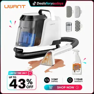 UWANT Portable Carpet Cleaner Machine ZY, Deep Cleaning & Water Extraction Upholstery Cleaner for Home & Car, Lightweight Handheld Vacuum;summervibes