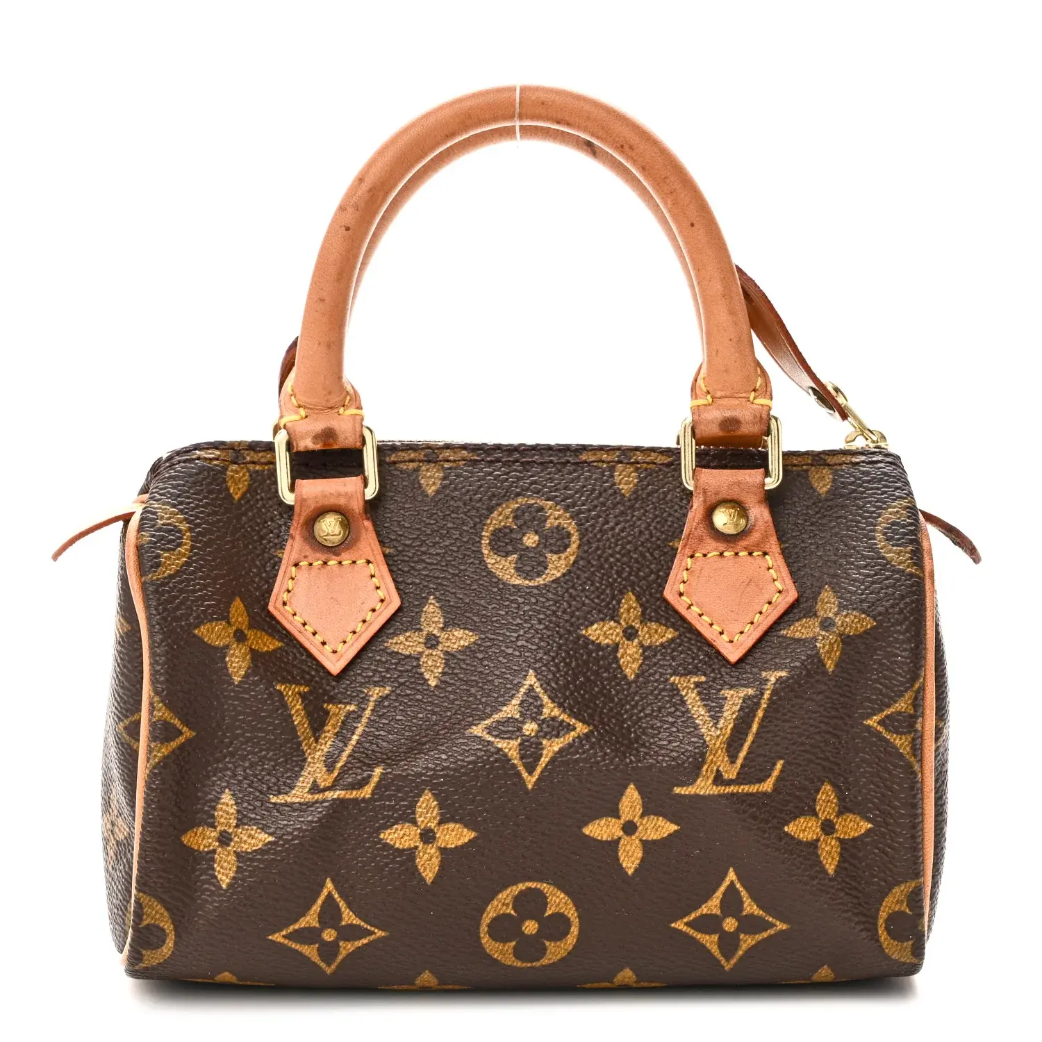 Pre-owned Louis Vuitton Coated Canvas Mini bags Monogram Mini Sac HL Speedy