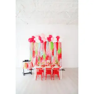 Berry Sweet Strawberry Fringe Backdrop