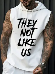 Men's Casual Sleeveless Hooded Top, Comfortable Fabric, Unique Wear Experience, Perfect for Travel and Home, Stylish and Practical