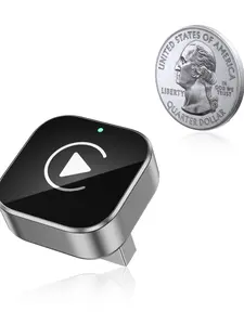 Wireless Carplay Adapter and Android Auto Dongle, Fast Automatic Connection, Ultra-Compact Portable Plug-And-Play, USB/USB-C Interface