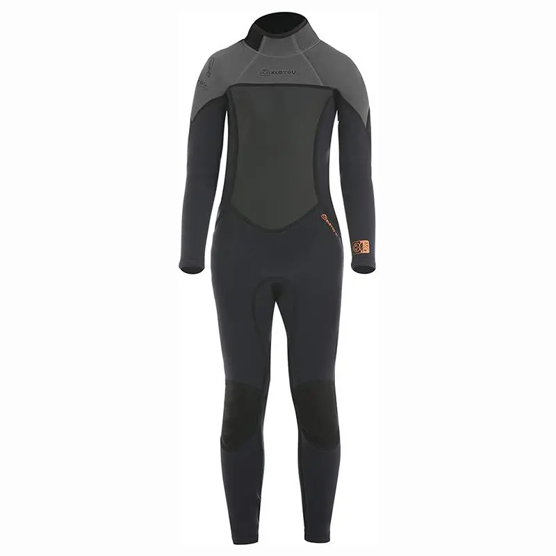 Kids' 2.5MM Neoprene Thermal Full Wetsuit - Nylon, Fashionable, Knee Protection, Scuba Diving, Surfing, Beachwear for Youth Underwater Activities
