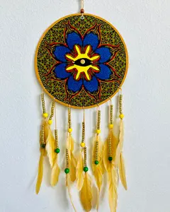 Keeper of Light | One-of-a-Kind Handmade Wall Hanging. Wall Decor Decorative