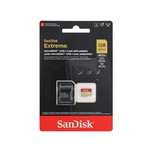 SanDisk 128GB Extreme microSDXC UHS-I Memory Card with Adapter - Up to 160MB/s