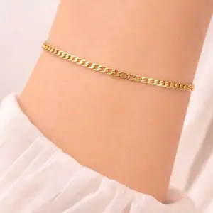 Cuban Link Bracelet 3 mm Diameter 7.5 Inches Durable Classic Look Customizable Size Options Elevate Your Accessory Collection