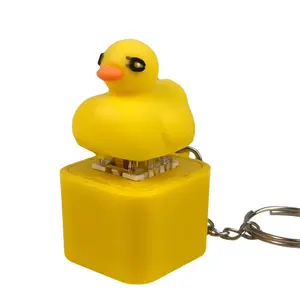 Quack Quack Duck Annoying Toy Keychain, Button Clicker Keyboard Toy, Backpack Pendant, Perfect for School Office Use