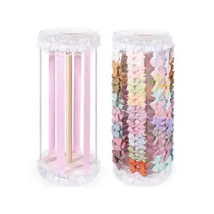 Bow Holder For Girls Hair Bows,Pink Hair Bow Organizer, Hair Clips Stand Hair Accessories Rack Display Decors Baby Nursery Toddler Girls Room